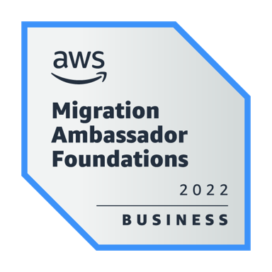 AWS Migration Ambassador Foundations, Business, 2022